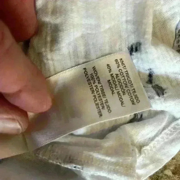 LUCKY BRAND Woman’s Floral Print V- Neck Ruffle Sleeve Cotton Blouse S Medium​ - Picture 6 of 7